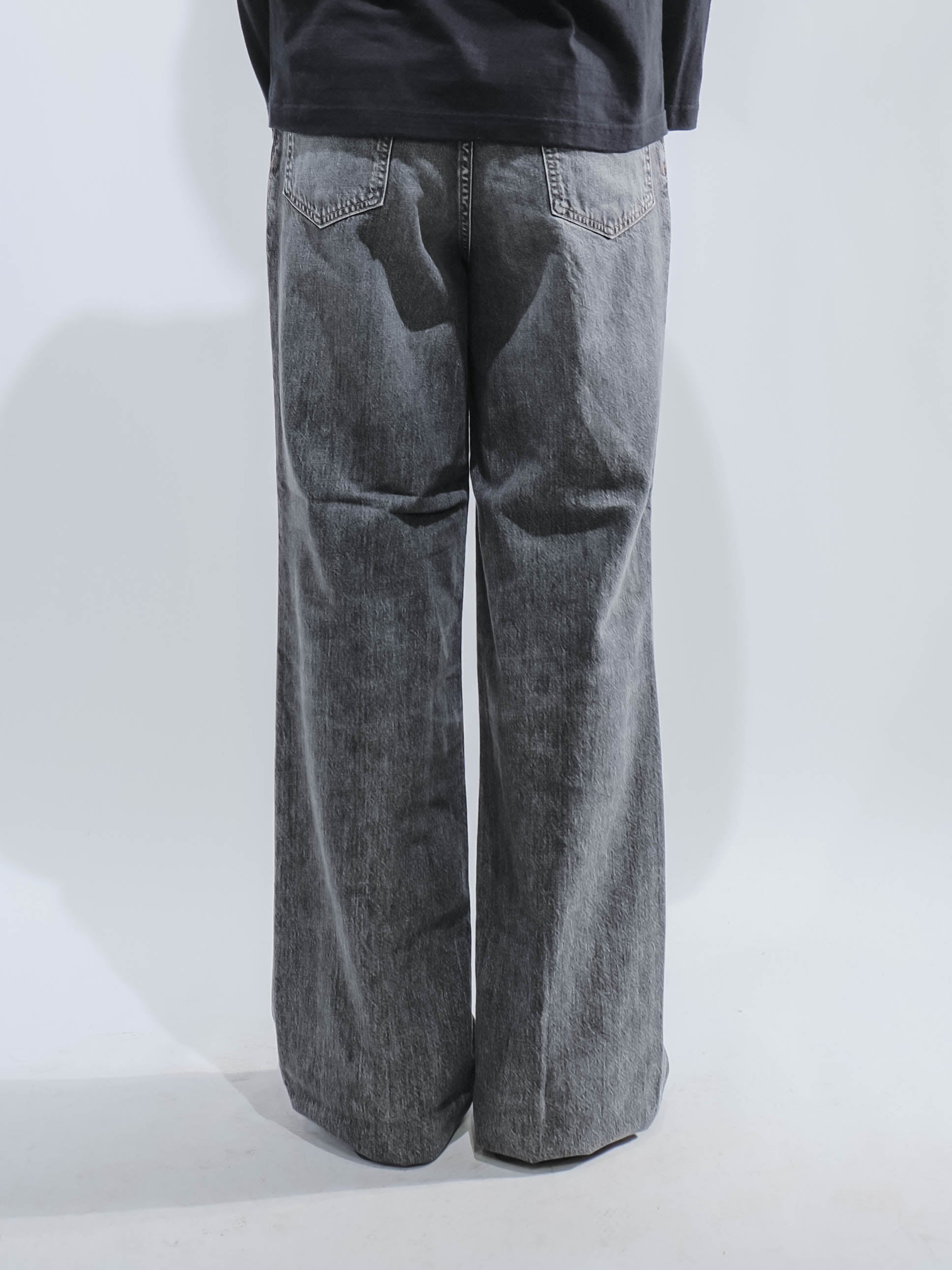 愛知県犬山市のセレクトショップ Hakurei(ハクレイ) JOHN LAWRENCE SULLIVAN ジョンローレンスサリバン -  WASHED DENIM WIDE PANTS