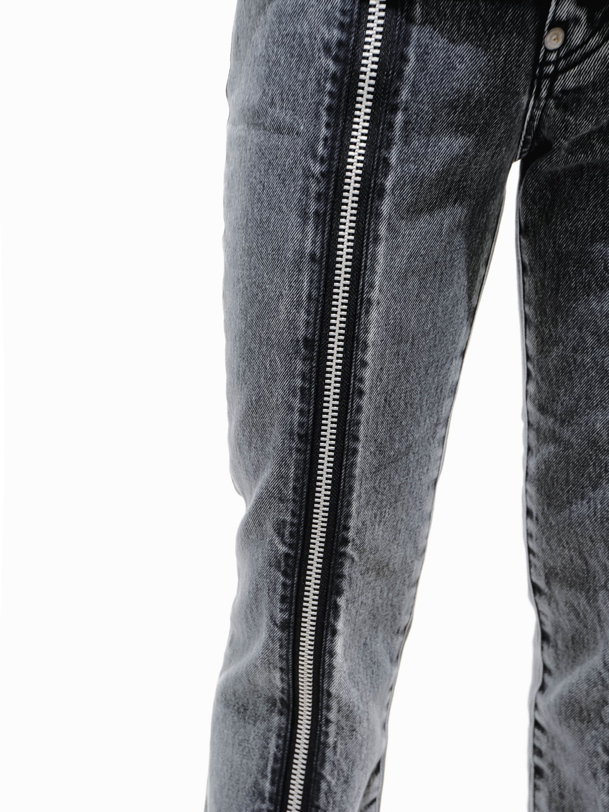 愛知県犬山市のセレクトショップ Hakurei(ハクレイ) JOHN LAWRENCE SULLIVAN ジョンローレンスサリバン -  WASHED DENIM ZIPPED PANTS