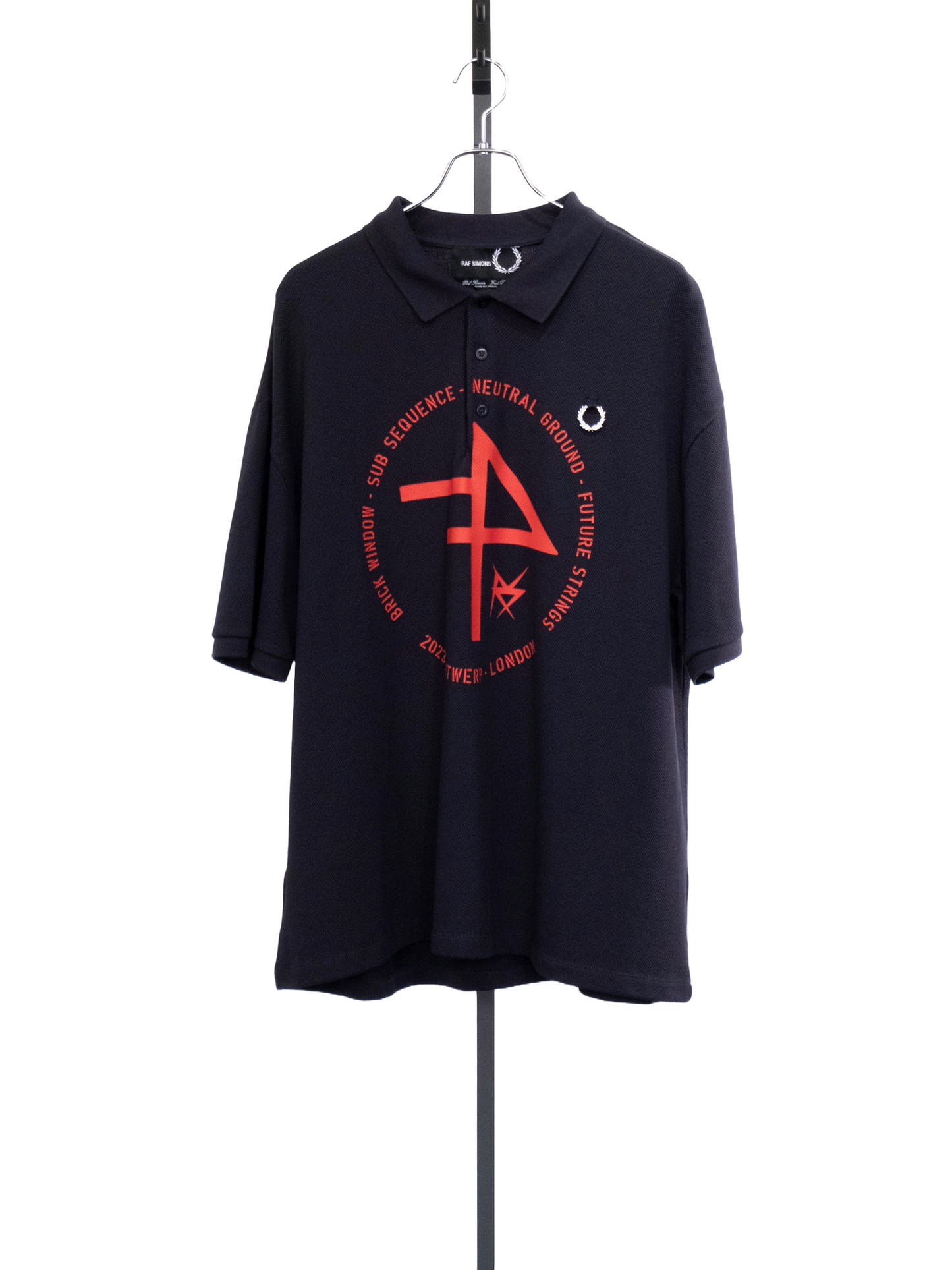 RAF SIMONS × FRED PERRY ラフシモンズ×フレッドペリー - ポロシャツ（used）