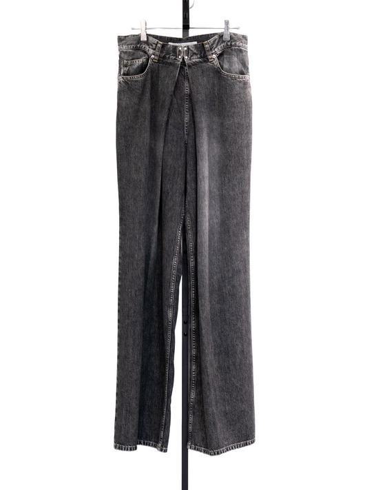 JOHN LAWRENCE SULLIVAN ジョンローレンスサリバン -  WASHED DENIM WIDE PANTS